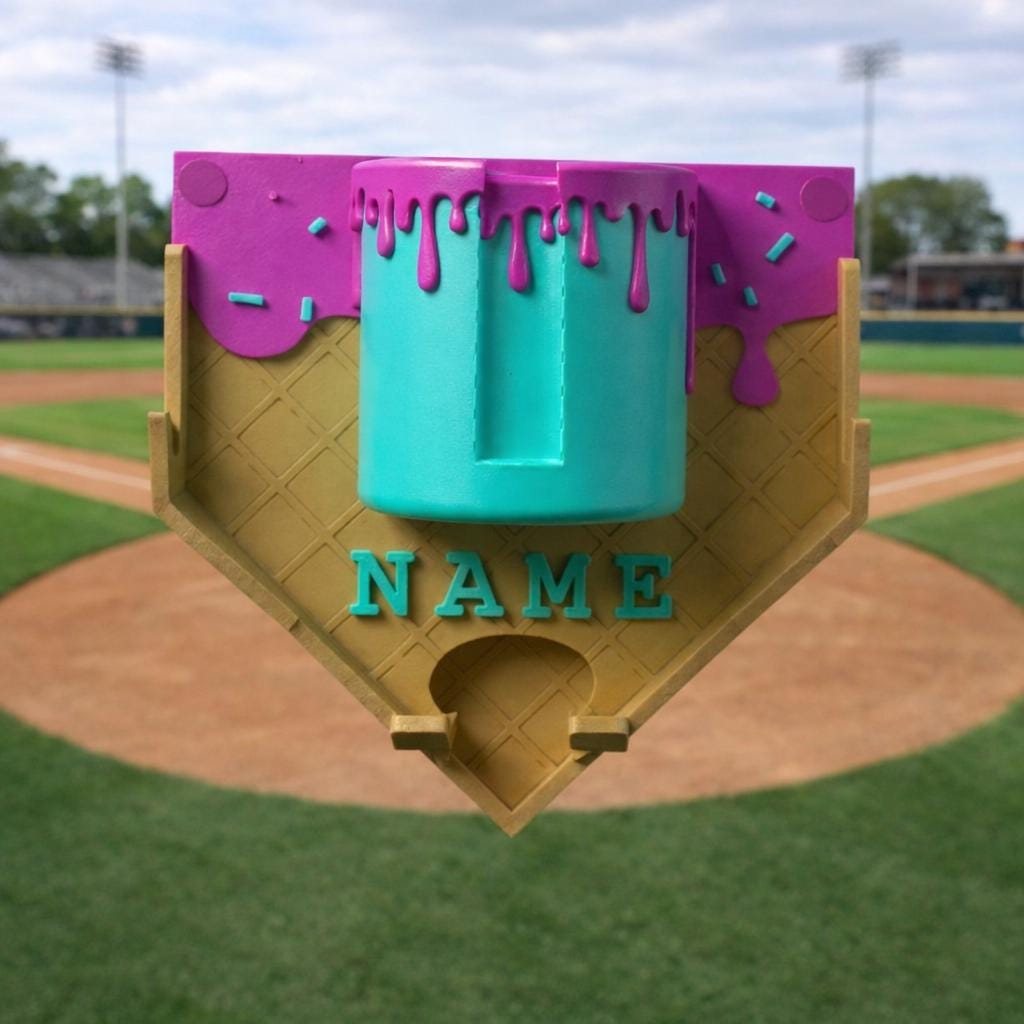Ice Cream Cone Base Baseball Dugout Organizer product photo 4
