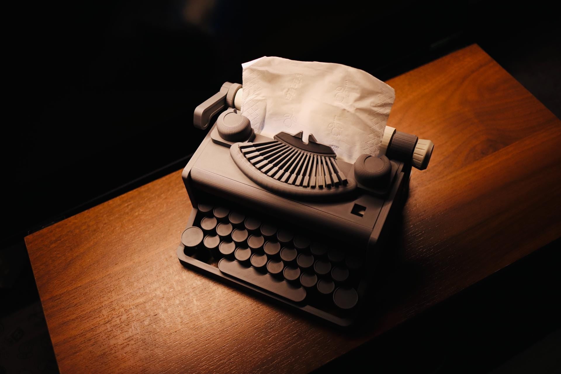 Personalized Typewriter Tissue Cover TTPD inspired product photo 2