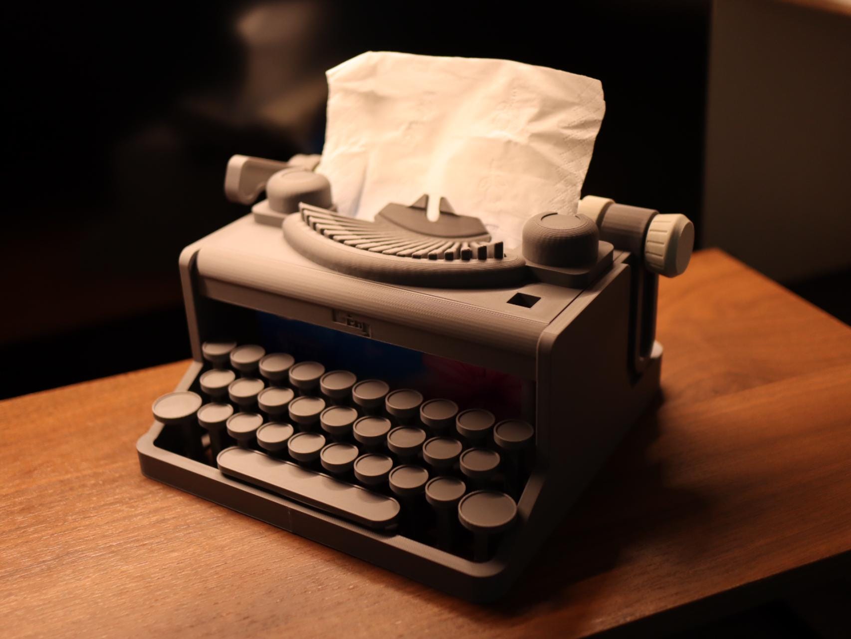 Personalized Typewriter Tissue Cover TTPD inspired product photo 1